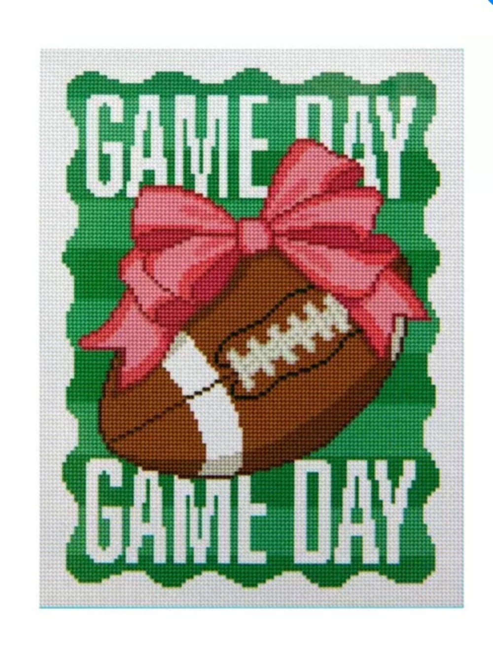 New! Hobby Lobby ‘Game Day' Diamond Art Craft, Pink Bow Football